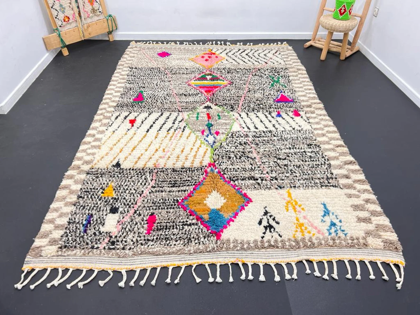 Handmade Beni Mrirt Rug 1